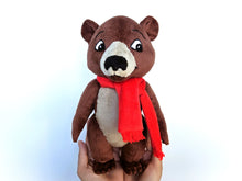 Load image into Gallery viewer, Handmade custom little bear plush