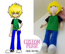 Load image into Gallery viewer, Custom plush from drawing