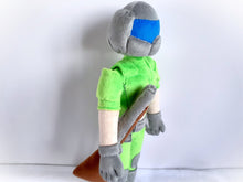 Load image into Gallery viewer, Handmade custom Old Doomguy plush