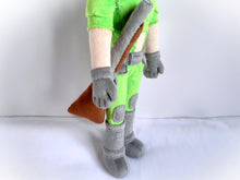 Load image into Gallery viewer, Handmade custom Old Doomguy plush