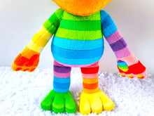 Load image into Gallery viewer, Handmade custom Rainbow Puppy plush