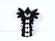 Load image into Gallery viewer, Handmade custom Gothita plush Gothorita Gothitelle