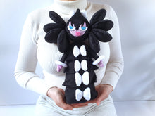 Load image into Gallery viewer, Handmade custom Gothita plush Gothorita Gothitelle