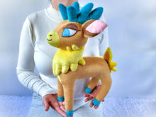 Load image into Gallery viewer, Custom handmade Velvet deer plush Them's Fightin' Herds