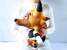 Load image into Gallery viewer, Handmade Kyle the wolf plush