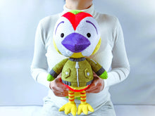 Load image into Gallery viewer, Handmade custom Jacob the bird plush