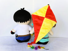 Load image into Gallery viewer, Custom Human Kite and Stan Marsh plush from South Park