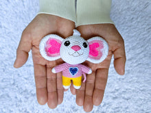 Load image into Gallery viewer, Custom made Chip and Potato crochet plush with cocon