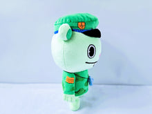 Load image into Gallery viewer, Handmade custom Flippy the green bear plush