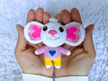 Load image into Gallery viewer, Custom made Chip and Potato crochet plush with cocon