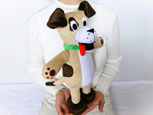 Load image into Gallery viewer, Handmade custom Pavlov the Dog plush