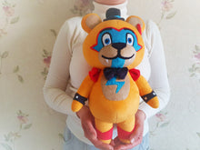 Load image into Gallery viewer, Custom Glamrock plush from drawing