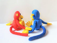 Load image into Gallery viewer, Custom 2 stuffed monkeys toys
