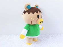 Load image into Gallery viewer, Handmade custom Spork the pig Animal Crossing plush