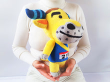 Load image into Gallery viewer, Handmade Coach the jock bull plush