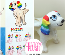 Load image into Gallery viewer, Custom plush from kids drawing