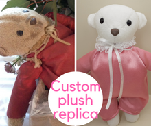 Load image into Gallery viewer, Custom replica plush from your photo home decor