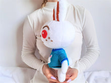 Load image into Gallery viewer, Handmade custom Ruby the rabbit plush home decor