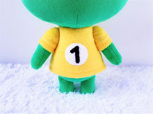Load image into Gallery viewer, Handmade custom Tad the frog plush