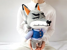 Load image into Gallery viewer, Handmade Dobie the wolf plush