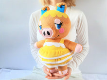 Load image into Gallery viewer, Handmade custom Pancetti the pig plush home decor