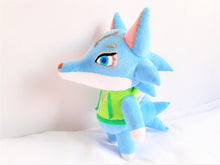Load image into Gallery viewer, Handmade custom Whitney the wolf plush home decor
