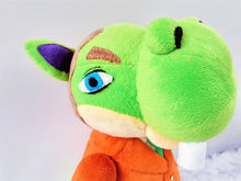 Load image into Gallery viewer, Handmade custom Hippeux the hippo plush