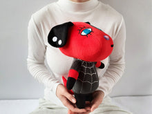 Load image into Gallery viewer, Handmade custom Cherry the dog plush