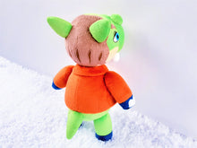 Load image into Gallery viewer, Handmade custom Hippeux the hippo plush