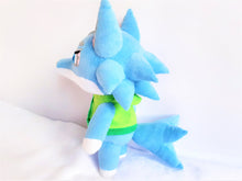 Load image into Gallery viewer, Handmade custom Whitney the wolf plush home decor