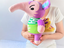 Load image into Gallery viewer, Handmade custom Snooty the anteater plush home decor