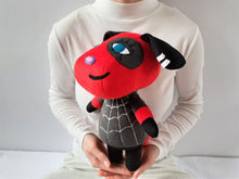 Load image into Gallery viewer, Handmade custom Cherry the dog plush