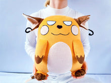 Load image into Gallery viewer, Handmade custom Fat Raichu plush from drawing