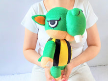 Load image into Gallery viewer, Handmade custom Rocco the hippo plush