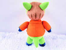Load image into Gallery viewer, Handmade custom Hippeux the hippo plush