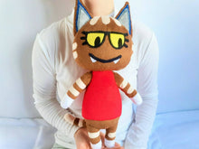 Load image into Gallery viewer, Custom Katt the cat plush Choose the outfit