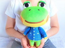 Load image into Gallery viewer, Handmade custom Henry the frog plush