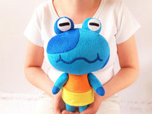 Load image into Gallery viewer, Handmade custom Jeremiah the frog plush