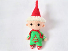 Load image into Gallery viewer, Christmas elf toy crochet