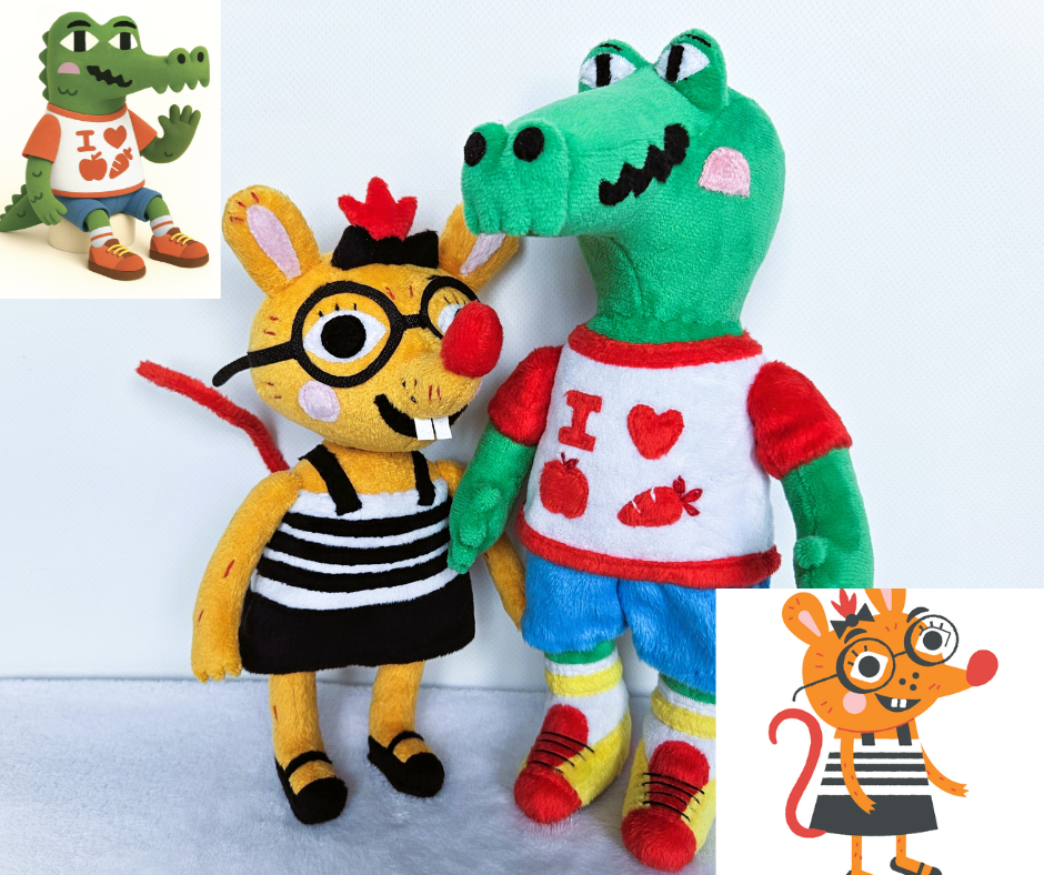 Custom book characters toys