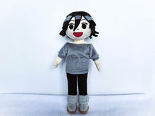 Load image into Gallery viewer, Custom Knives Chau plush from Scott Pilgrim Takes Off
