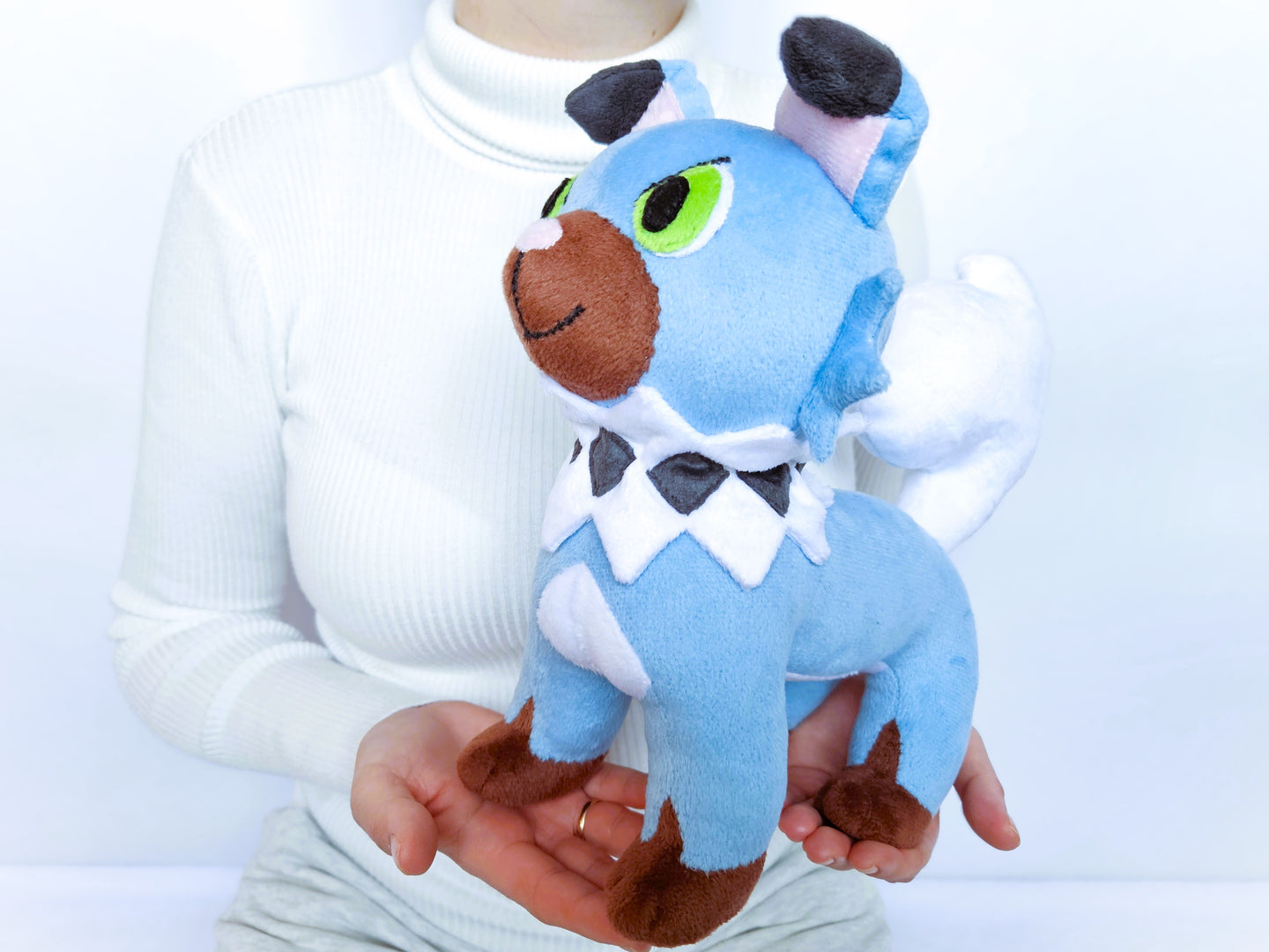 Handmade custom shiny Rockruff plush