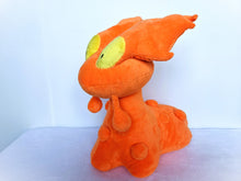 Load image into Gallery viewer, Handmade custom Slugma plush
