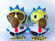 Load image into Gallery viewer, Handmade custom Dodo brothers Orville and Wilbur plushies

