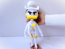 Load image into Gallery viewer, Handmade custom D. Rockerduck plush
