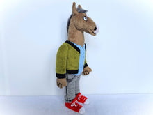 Load image into Gallery viewer, Custom Handmade Bojack Horseman plush
