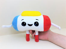 Load image into Gallery viewer, Custom handmade white cloud or pill plush
