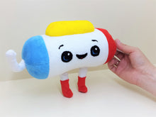 Load image into Gallery viewer, Custom handmade white cloud or pill plush
