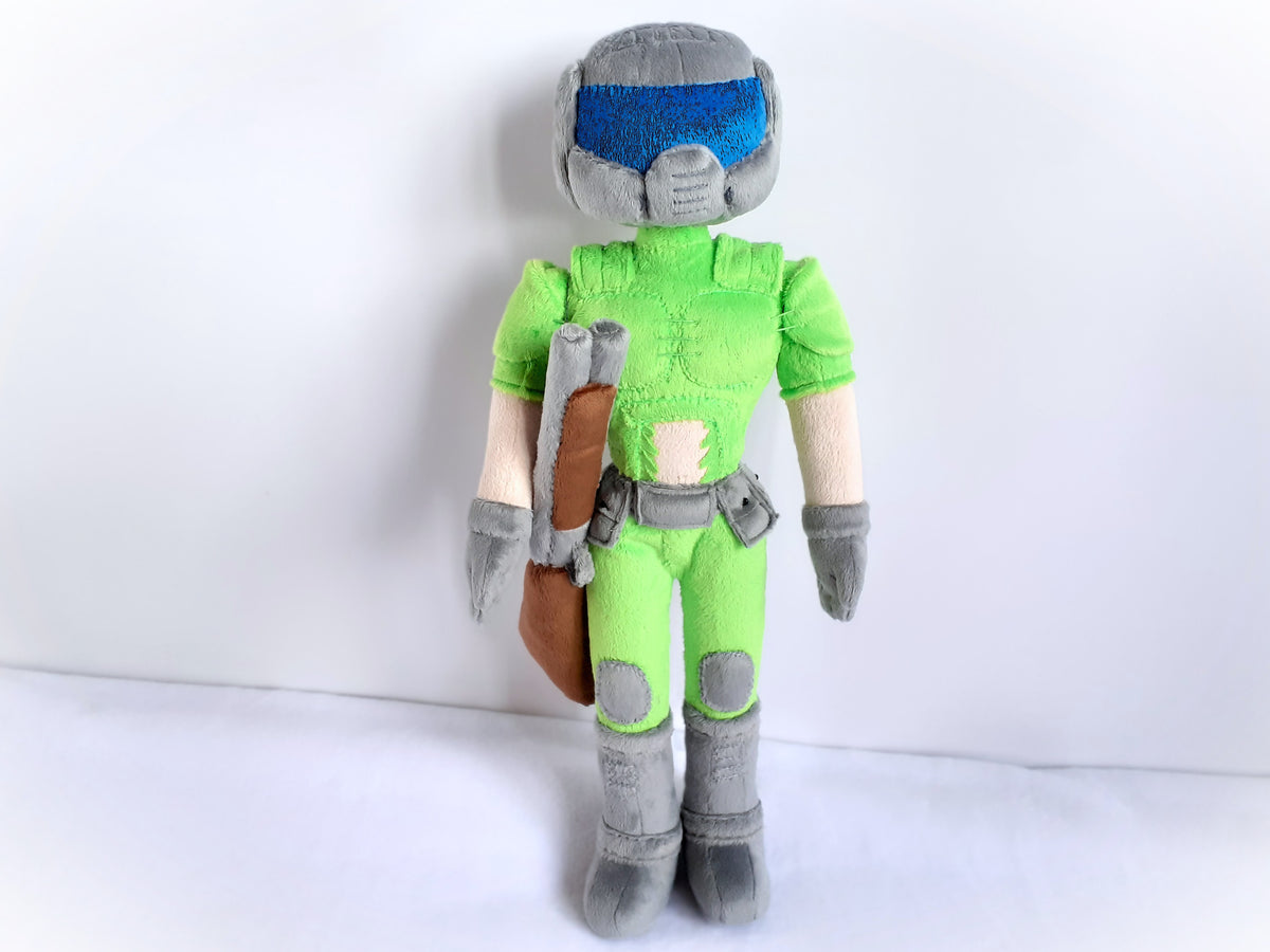 Handmade custom Old Doomguy plush – AnnushkaToys Custom plush