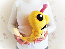 Load image into Gallery viewer, Custom Caterpie the caterpillar plush
